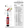 Bình chữa cháy ABC 24kg (Loại dùng ống đẩy khí, bột MAP 90)